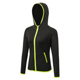 BBL Jacket Women's Autumn and Winter Exercise Coat Training Running Color Matching Zipper Hoodie