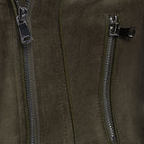 Leather Biker Coat Golden Leather Jacket Women Pu Jackets Leather Slim Short Motorcycle Jacket