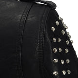 Leather Biker Coat God Leather Jacket Women Pu Jackets Punk Rivet Short Motorcycle