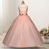 First Communion Dress Vestidos De Primera Comunion Lace Ball Gown Girl Party Princess Pageant Gown Performance Wear