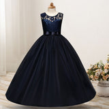 First Communion Dress Vestidos De Primera Comunion Lace Ball Gown Girl Party Princess Pageant Gown Children's Evening Party Dress