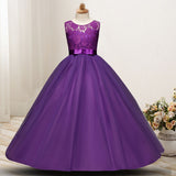 First Communion Dress Vestidos De Primera Comunion Lace Ball Gown Girl Party Princess Pageant Gown Children's Evening Party Dress