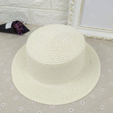 Men's Kentucky Derby Hats Summer Men's and Women's Straw Hat Beach Travel Straw Hat