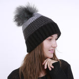 Women Winter Hats Autumn and Winter Knitted Wool Hat Warm Ladies