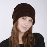 Women Winter Hats Knitted Wool Hat Solid Color Hat Autumn and Winter