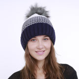 Women Winter Hats Autumn and Winter Knitted Wool Hat Warm Ladies