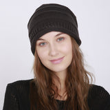 Women Winter Hats Knitted Wool Hat Solid Color Hat Autumn and Winter