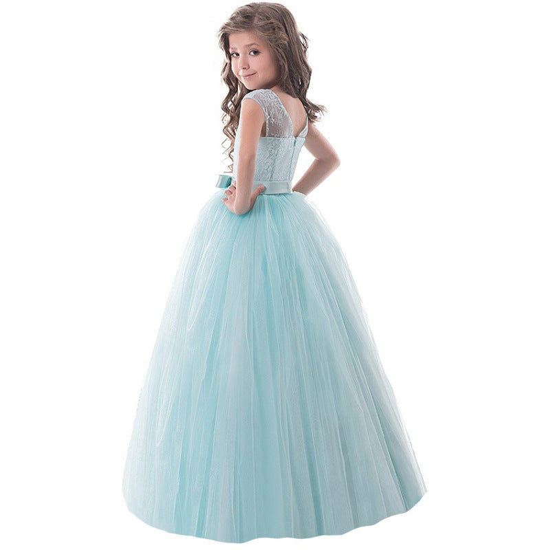 First Communion Dress Vestidos De Primera Comunion Lace Ball Gown Girl Party Princess Pageant Gown Girls' Dress Lace Dress