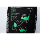 Spring and Autumn Pullover  Green Printing Casual plus Size Loose Sweater hoodie