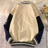 Brown Varsity Jacket Fall Jacket Men's Fashionable All-Match Baseball Uniform Autumn Jacket