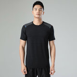 Sweat Wicking Shirt Sports T-shirt Men's Summer Sportswear round Neck Short Sleeve T-shirt