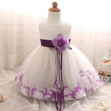 Toddler Girls Sequin Gown Dress Girls' Petal Dress Baby Toddler Princess Gown Dress