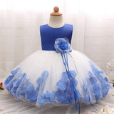 Toddler Girls Sequin Gown Dress Girls' Petal Dress Baby Toddler Princess Gown Dress