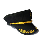Sailor Hat Sea Military Cap White Hat Summer Retro Flat Top Military Cap