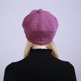 Women Winter Hats Autumn and Winter Solid Color Wool Hat