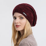 Mens Winter Hats Autumn and Winter Knitted Hat Woolen Cap Ear Protection Warm Hat