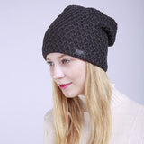 Women Winter Hats Knitted Men and Women Sleeve Cap Winter