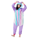 Hoodies Blankets Cartoon One-Piece Pajama Flannel Unicorn