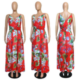 Nina Parker plus Size Dresses Sexy Strap Beach Chiffon Dress