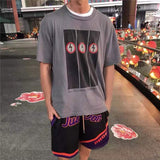 Marilyn Manson T Shirt Lightning Short Sleeve VTG Distressed Fog Loose T-shirt