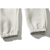 Kanye West Sunday Service Pant Fog Double Line Letters Ankle Banded Pants Casual Fleece Lined