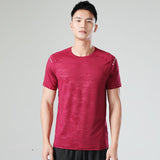 Sweat Wicking Shirt Quick-Drying T-shirt Men 'S Short-Sleeved Round Neck Sportswear