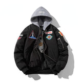 NASA Varsity Jacket Casual Jacket Men's and Women's Embroidered Loose Flight Jacket