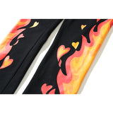 Kanye West Sunday Service Pant Flame Velvet Sweatpants Loose Couple Ankle Banded Pants