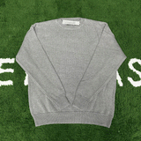 Fog Fear of God Essentials Coat Loose Couple Solid Color round Neck Sweater Men