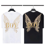 Boylondon T Shirt Plus Size Sports Retro Fashion Slim Casual Fashionable