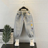 Toddler Boys Pants Small Yellow Duck Boys' Pants Spring and Autumn Leisure Sweatpants