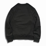 GVC Hoodie Big White Shark Pattern Cotton Round Neck Couple