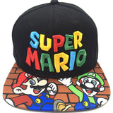 Mario Hat Super Mario Hat Embroidered Hip Hop Baseball Cap Peaked Cap