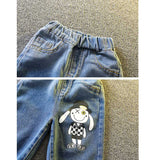 Toddler Boys Pants Boys' Autumn Children's Cartoon Printed Jeans