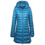 Women Winter Coats Puffer Jacket Down Coat Autumn and Winter Hooded Down Jacket Mid-Length Women's Coat