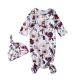 Knotted Baby Gown Children's Pajamas Spring and Autumn Anti-Kicking Blanket Sleeping Bag