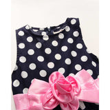 Girl Dress Summer Sleeveless Polka Dot Girls' Dress