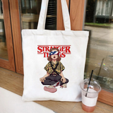 Stranger Things Hellfire Club Handbag Stranger Things 4 Canvas Bag Student Book Bag Shopping Bag Large Capacity Crossbody