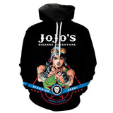 Jojo'S Bizarre Adventure Clothing 3d Printed Long Sleeve Hoodie
