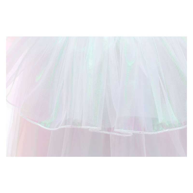 Toddler Girls Sequin Gown Dress Mermaid Colorful Sequined Princess Dress Summer Dress Sequined Embroidered Children's Gauze Dress