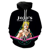 Jojo'S Bizarre Adventure Clothing 3d Printed Long Sleeve Hoodie