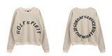 Jesus Is King T Shirt Casual Loose round Neck Sweatshirt