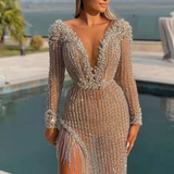 Hot Women in Tight Dresses Women's Dress Formal Dress Slim Fit Sexy Dress