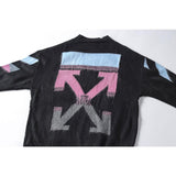 Autumn and Winter Ow Gradient Arrow Wool Men's and Women's Loose Owt sweater