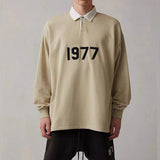 Fear of God Essentials 1977 Rugby Wheat Sweater Men's Loose Fog