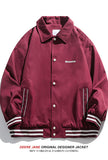 Men Jacket Spring Letters Men's Loose All-Match Red Casual Jacket Coat