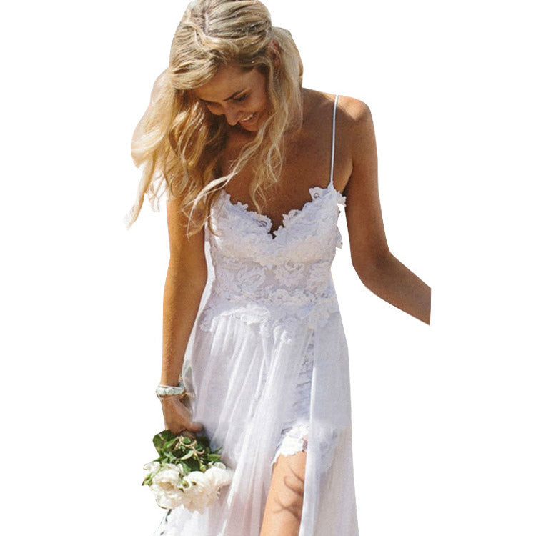Women Lace Wedding Dress Sexy Wedding Dress Women's Bridesmaid Dress