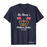 Inspired by Queen's Platinum Jubilee 2022 Elizabeth 70 Years T-shirt Logo Printing