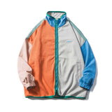 Varsity Jacket Vintage Spring Stand Collar Coat Campus Literary Style Two-Sided Wear Stitching Jacket Men