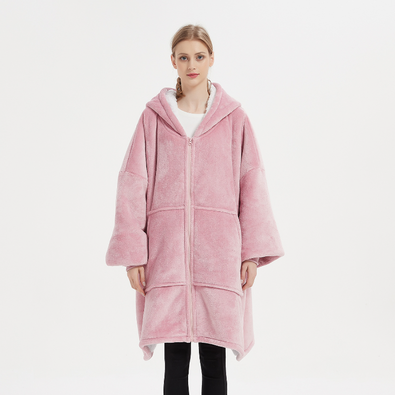 Hoodies Blankets Thickened plus Size Hooded Lazy Couple Homewear